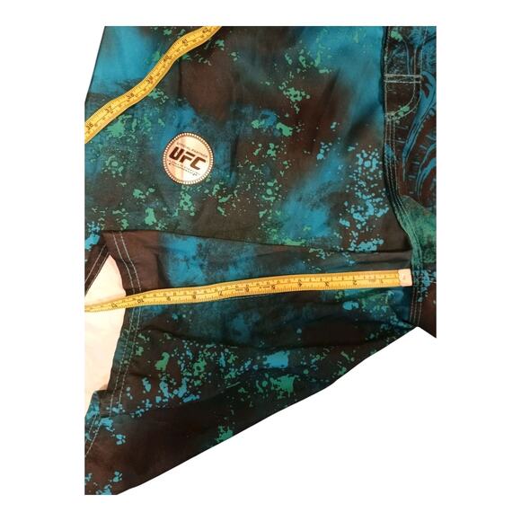 Elite MMA Mens Swim Trunks Blue Graphic Cobra Striking Size XL New With Tags - Picture 12 of 12